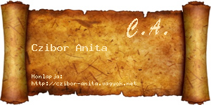 Czibor Anita névjegykártya